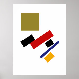 Kazimir Malewitsch Suprematismus Poster