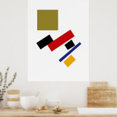 Kazimir Malewitsch Suprematismus  Poster (Küche)
