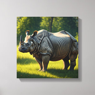 Kaziranga National Park Assam India Travel Leinwanddruck