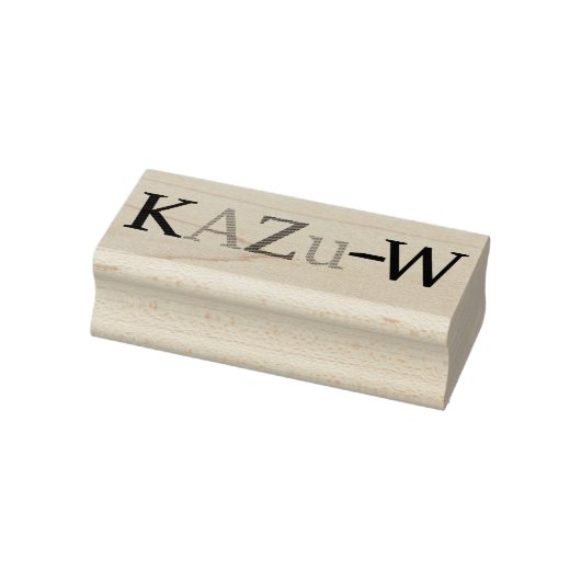 KAZu-W Gummistempel (Stempel)