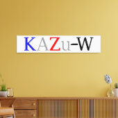 KAZu-W Leinwanddruck (Insitu (Wohnzimmer))