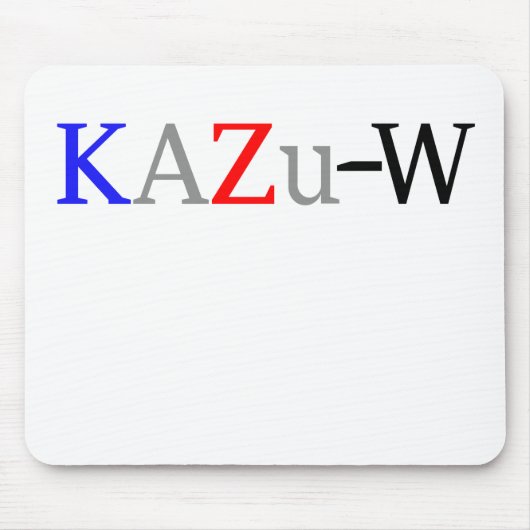 KAZu-W Mousepad (Vorne)
