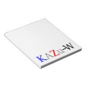 KAZu-W Notizblock (angewinkelt)