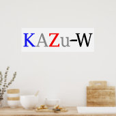 KAZu-W Poster (Küche)