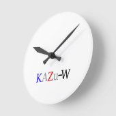 KAZu-W Runde Wanduhr (Winkel)