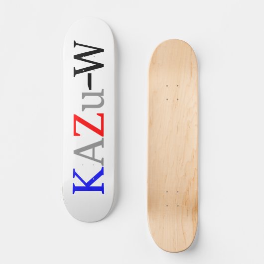 KAZu-W Skateboard (Vorderseite)