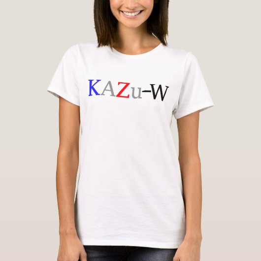 KAZu-W Tシャツ T-Shirt (Vorderseite)