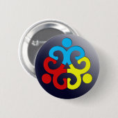 KazUnion Knopf Button (Vorne & Hinten)