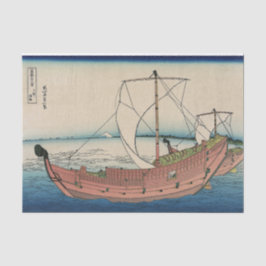 Kazusa no Kairo by Hokusai Seidenpapier