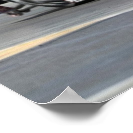 KB Racing-Jason Line Camaro Print Poster (Ecke)