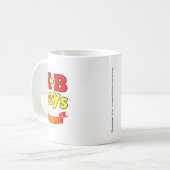 KB Toys Alumni Logo Coffee Tasse (Vorderseite Links)
