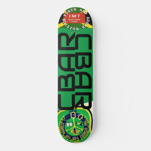 KBAR FORTH & ADAMS EDITION 8 1/4" Skateboard Deck (Vorderseite)