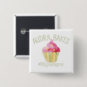 KBC Audra backt quadratischen Knopf Button (Vorne & Hinten)