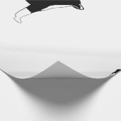 KBD FarbSilhouette Geschenkpapier (Ecke)