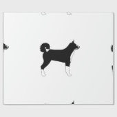 KBD FarbSilhouette Geschenkpapier (Flach)