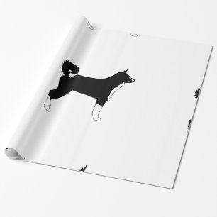 KBD FarbSilhouette Geschenkpapier