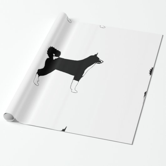 KBD FarbSilhouette Geschenkpapier (Ungerollt)