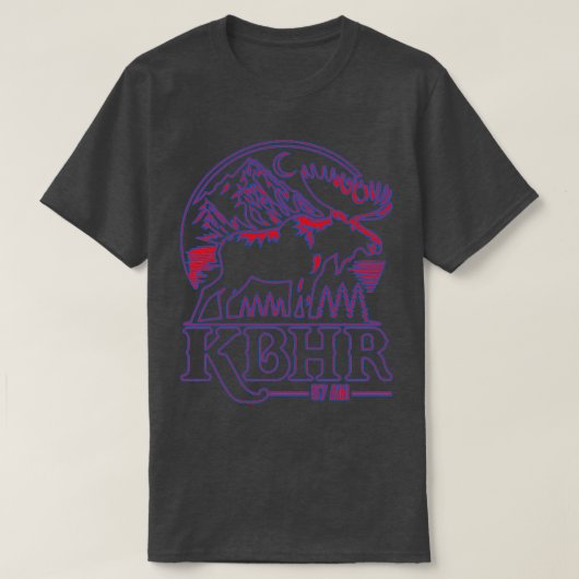 KBHR 57 AM Northern Exposure Radio Station TShirt (Design vorne)