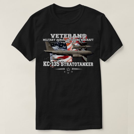 KC135 KC135 Kämpfer-Lufttanker T-Shirt (Design vorne)