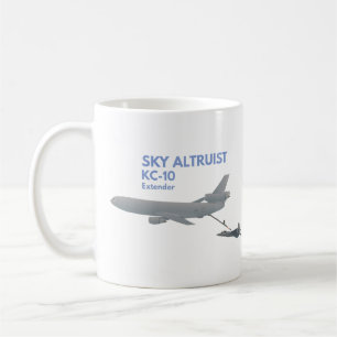 KC-10 Flugzeugbetankung F-22 Kaffeetasse