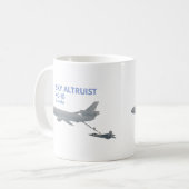 KC-10 Flugzeugbetankung Kaffeetasse (Vorderseite Links)