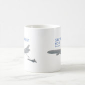 KC-10 Flugzeugbetankung Kaffeetasse (Mittel)