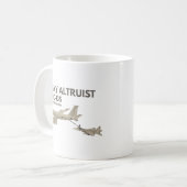 KC-135 Flugzeugbetankung F-15 Kaffeetasse (Vorderseite Links)