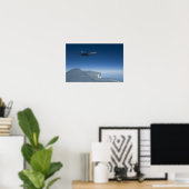 KC-135 Stratotanker F-22 Raubvogel Poster (Heimbüro)