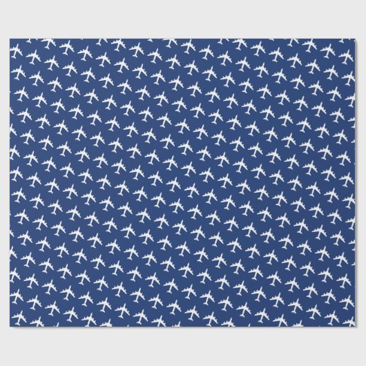 KC-135 Stratotanker Silhouette-Muster Geschenkpapier (Flach)