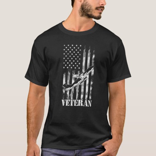 KC 135 Stratotanker Veteran USAF Aviation T-Shirt (Vorderseite)