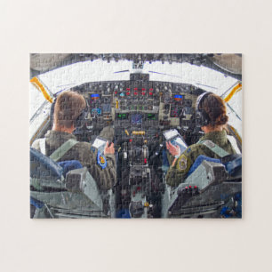 KC-135R STRATOTANKER COCKPIT (11x14 INCH) Puzzle