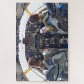 KC-135R STRATOTANKER COCKPIT (20x30 INCH) Puzzle (Vertikal)