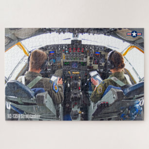 KC-135R STRATOTANKER COCKPIT (20x30 INCH) Puzzle