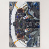 KC-135R STRATOTANKER COCKPIT (20x30 INCH) Puzzle (Vertikal)