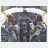 KC-135R STRATOTANKER COCKPIT FLEECEDECKE (Vorderseite (Horizontal))