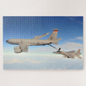 KC-135R Stratotanker F-15C Eagle Kadena JP Puzzle (Horizontal)