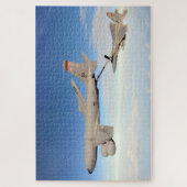 KC-135R Stratotanker F-15C Eagle Kadena JP Puzzle (Vertikal)