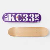 KC 33 JMT Skateboard, 7 ¾ Zoll Deck Skateboard (Horizontal)