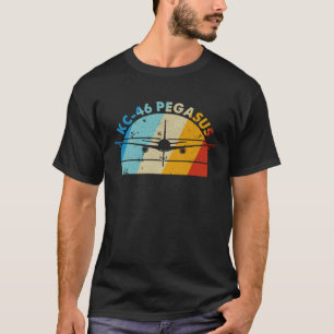 KC 46 Pegasus Sunset Air Betankungsflugzeug T-Shirt
