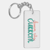 KC Aktueller Acrylischer Schlüsselanhänger (Vorderseite links)