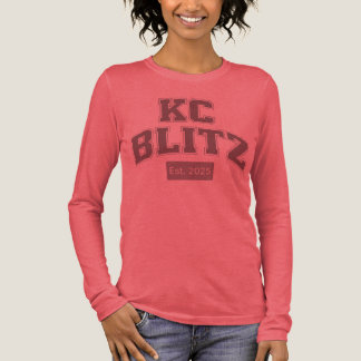 KC Blitz Legacy-Schriftart Tri-Blend Shirt