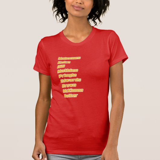 KC Chiefs Offensive Line Shirt (Vorderseite)