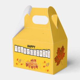 KC Erntedank Gevor Box - Gelb Geschenkschachtel