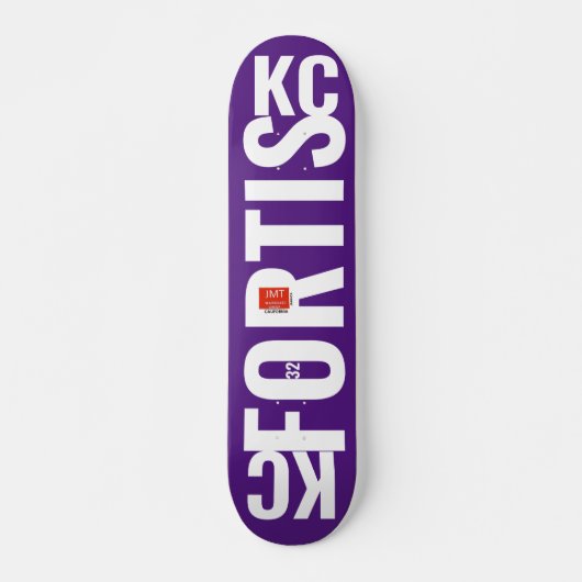 KC FORTIS Skateboard, 7¾ Zoll Deck Skateboard (Vorne)
