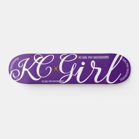 KC GIRL 7 3/4" Skateboard Deck (Horizontal)