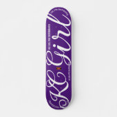 KC GIRL 7 3/4" Skateboard Deck (Vorne)