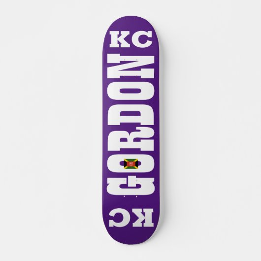 KC GORDON Skateboard, 7¾ Zoll Deck Skateboard (Vorne)