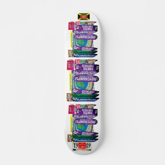 KC JMT SKATEBOARD Skateboard, 7¾ Zoll Deck (Vorne)