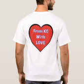 KC Love T-Shirt (Rückseite)