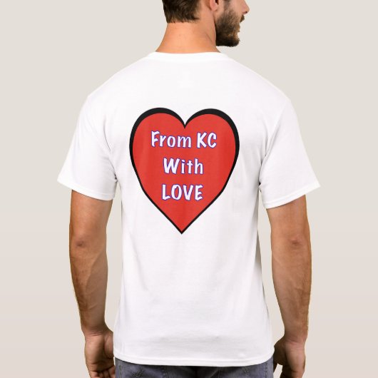 KC Love T-Shirt (Rückseite)